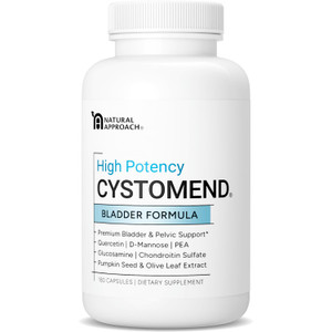 CystoMend Bladder & Pelvic Discomfort Formula (High Potency) - Supports Less Flares & Urgency* - Premium Bladder Support for Women & Men - USA Manufa