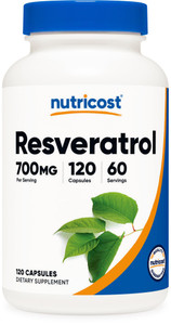 Nutricost Resveratrol 700mg, 120 Capsules - Vegan, Gluten Free, Non-GMO