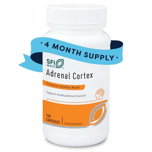 Klaire Labs SFI Health Adrenal Cortex - Targeted Adrenal Support Supplements for Cortisol Health - Purified, BSE-Free Lyophilized Extract from Pastur