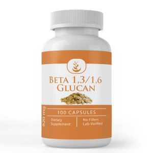 Pure Original Ingredients Beta Glucan 1,3/1,6, (100 Capsules) Always Pure, No Additives Or Fillers, Lab Verified