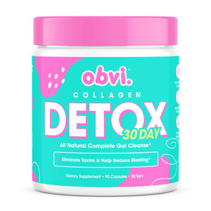 Obvi Detox Colon Cleanse Supplement | Promotes Digestive and Gut Health, Bloating Relief, Helps Remove Toxins | Immune Support with Milk Thistle, Psy