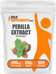 BulkSupplements.com Perilla Extract Powder - Perilla Frutescens Supplement, Herbal Supplement - Vegan & Gluten Free, 450mg per Serving, 250g (8.8 oz)