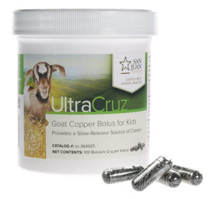 UltraCruz - sc-364925 Goat Copper Bolus Supplement for Kid Goats, 100 Count x 2 Grams