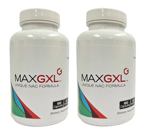 Max GXL, Unique NAC Formula, 180 Vegetable Capsules, 30 Servings (Pack of 2)