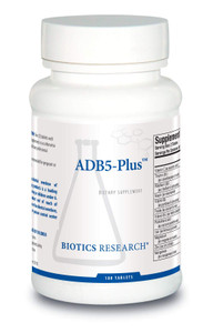 Biotics Research ADB5-Plus Support Healthy Adrenal Gland Function, Support Cortisol Levels, Positive Response to Stress, Healthy Energy Levels, 180 T