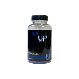 CONTROLLED LABS Blue Up Test Boost, Tribulus Terrestris, Avena Sativa, Eurycoma Longifolia, Natural Caffeine, Strength Enhancing Supplement - 30 Serv