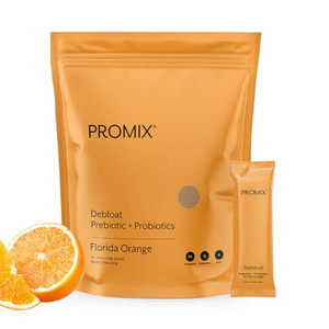 ProMix Nutrition Debloat Prebiotics and Probiotics with Baobab - Rich in Vitamin C, Bloating Relief, Immune Support - Orange - 30 Servings (Pack of 3