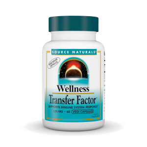 Source Naturals Wellness Transfer Factor, Supports Immune System Response* 125 mg - 60 Vegetarian Capsules