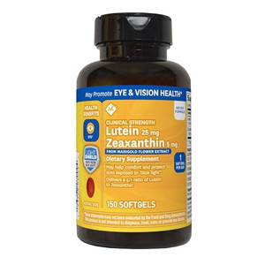 Members Mark Lutein 25mg Zeaxanthin 5mg (150 Count)