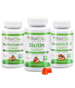 BariSlim Bariatric Multivitamin Gummies - Specially Formulated Gummy Vitamin for Patients After Weight Loss Surgery - Easy to Digest & Great Tasting