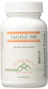 Nutri-West - Sago-C-500 90 Tablets by Nutri-West