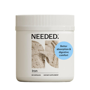 Needed. Prenatal Iron Supplement - Pregnancy, Breastfeeding, Postpartum - Aids Energy, Birth Weight & Baby's Neural Development - Non-Constipating &