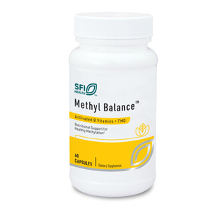 Klaire Labs SFI Health Methyl Balance - Activated Vitamin B + Trimethyglycine Supplement - Metafolin Methyl Folate, Betaine TMG, Vitamin B2, B6 & 12