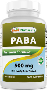 Best Naturals PABA 500 mg 180 Tablets
