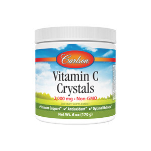 Carlson Labs Non GMO Vitamin C Crystals, 6 Ounce