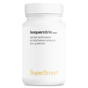 Supersmart - Alpha Glycosyl IsoQuercitrin 200mg per Day - Bioactive Quercetin EMIQ - Flavonoid Supplement | Non-GMO & Gluten Free - 60 Vegetarian Cap