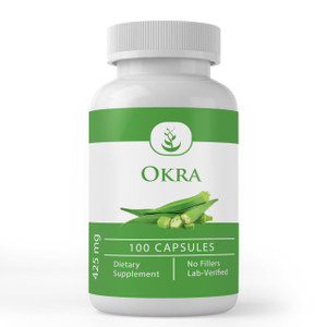 Pure Original Ingredients Okra Extract (100 Capsules), Always Pure, No Additives or Fillers