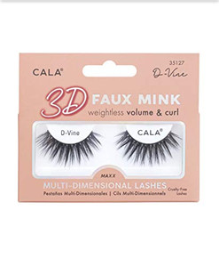 Cala 3D FAUX MINK LASHES: D-Vine 35127