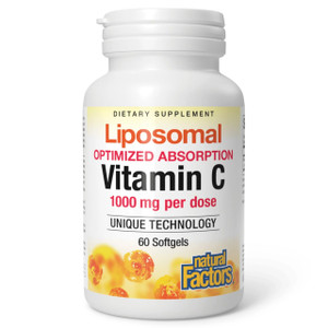 Natural Factors Liposomal Vitamin C, 60 Softgels