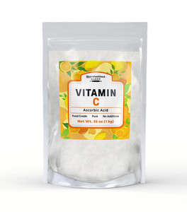 Pure Unpretentious Vitamin C Powder (1 kg) Ascorbic Acid, Resealable Bag