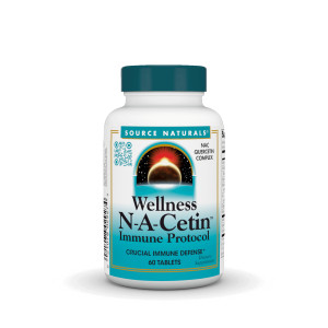 Source Naturals Wellness N-A-Cetin Immune Protocol, Crucial Immune Defense* - 60 Tablets