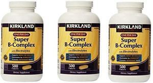 Kirkland Signature One Per Day Super B-Complex with Electrolytes,500 tablets