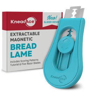 KneadAce Upgraded Extractable & Magnetic Bread Lame Dough Scoring Tool - Professional Sourdough scoring tool for Sourdough Bread baking & Bread Makin