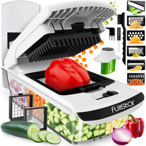 Fullstar The Original Pro Chopper - Vegetable Chopper and Spiralizer, Food Chopper with Container, Fruit Slicer, Kitchen Gadgets & Gifts, Home Essent