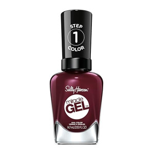 Sally Hansen Miracle Gel Salon Quality Nail Polish | Gel-Like Formula, Two-Step System, No UV Light Needed, Long Lasting | Opaque, Glossy | 479 Wine