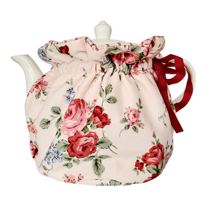Tea Pot Cozies, Cotton Vintage Floral Teapot Dust Cover Tea Cosy, Kitchen Home Decorative Tea Pots Cozy with Insulation Pad for Housewife, Friend, Mo