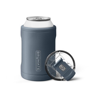 BrUMate Hopsulator Duo 2-in-1 Can Cooler Insulated for 12oz Cans + 100% Leak Proof Tumbler with Lid | Can Insulated for Hard Seltzer, Beer, Soda and