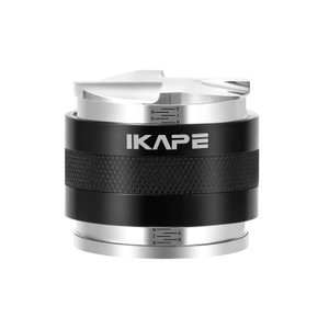 IKAPE Coffee Products, 53mm Coffee Distributor & Hand Tamper, Adjustable Depth Espresso Distributor Fits All 53mm Espresso Portafilter, Compatible wi