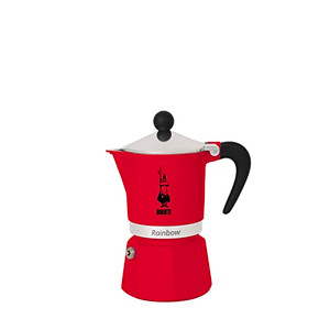 Bialetti Moka Express Rainbow (Red, 3 Cups)