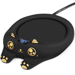 PUSEE Mug Warmer,Coffee Warmer for Desk Candle Warmer Auto Shut Off,Coffee Cup Warmer with 3 Temp Settings,Electric Beverage Warmer Plate for Coffee,