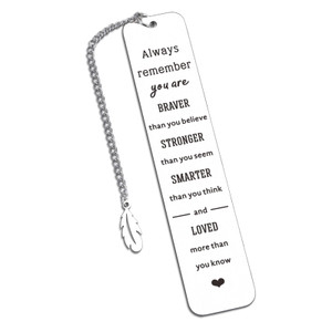 College Girls Easter Gifts Basket Sobriety Gift for Her Him Inspirational Bookmarks for Kids for Teen Girls College Gift Idea for Students Anxiety Re