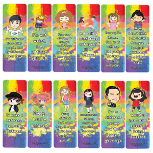 Creanoso I'm Different from Other People Bookmarks (30-Pack)  Premium Gifts Bookmarks for Bookworm  Stocking Stuffers for Men, Women, Teen, Adults
