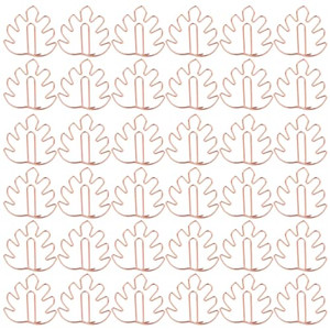 Framendino, 40 Pack Leaf Shape Clips Paperclip Bookmarks Mini Cute PaperMonstera Page Markers for Notebooks Scrapbooks