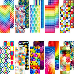 Laminated Book Markers Optical Bookmarks Reading Creative Colored Bookmarks for Teacher Student Kids Classroom School Office Stationery Supply(160 Pi
