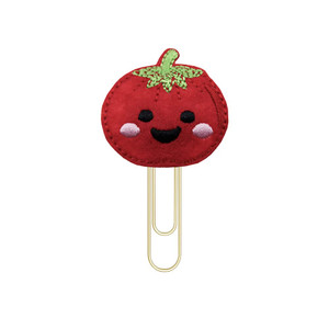 ReelFun Vegetable Tomato Nutritionist Planner Paper Clips, Bookmark, Back to School Supplies
