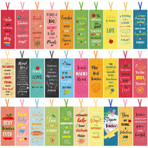 120 Pack Teacher Bookmarks Teacher Appreciation Gifts in Bulk Thank You Gifts from Students Christmas Teacher Gifts Graduation Gift Back to School Gi