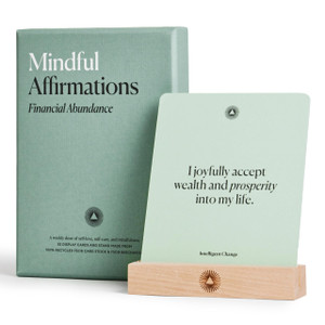 Intelligent Change Mindful Affirmation Cards for Financial Abundance, Daily Words of Inspiration, Self Affirmation Inspirational Gifts, Positive Affi