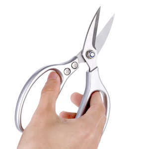 Qianyu Heavy Duty Leather Scissors All metal Large Comfortable Shears Professional Durable Short Blades Effortless Cutting for Home Office Easy Cutti