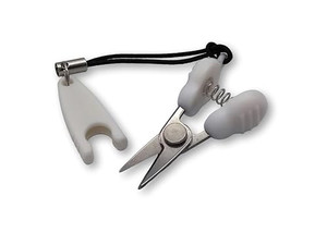 generic Ultra Tiny Travel Scissors, Sharp Stainless Steel Blade, TSA-Compliant Keychain Scissors, Spring Loaded Blunt Tips