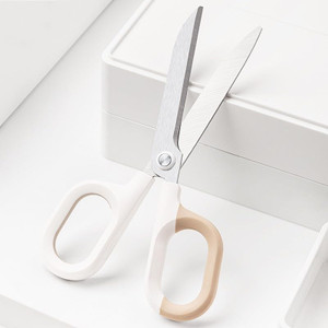 Multipurpose Office Craft Scissors for DIY Art and Craft,Comfort-Grip Handles, Sturdy Sharp Scissors (White)