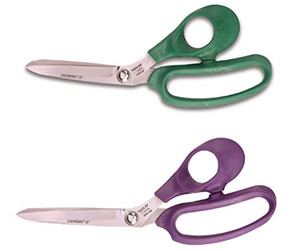 Wolff Ergonomix Shear Sets - Made in USA - High End, Sturdy Scissors for Gift Wrapping, Kitchen, Poultry, Fabric, Sewing, Industrial, Upholstery (2 S
