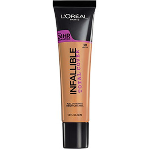 LOréal Paris Infallible Total Cover Foundation, Creme Cafe, 1 fl; oz.
