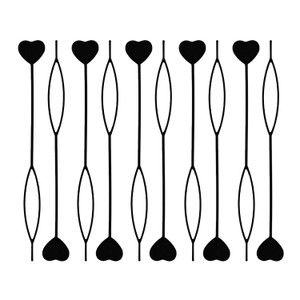 AUEAR Pull Hair Pin Quick Beader for Loading Beads, Automatic Ponytail Maker and Styling Kit (16 Pack, Black Color)