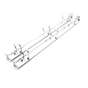 Shuokecrafts 2Pack Letter Size 3 D-Rings Binder Mechanism with Trigger Booster, 1 inch Capacity,11 inch Sheet Size,20mm Base Width