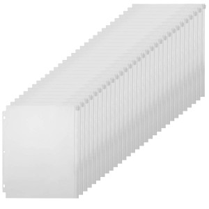 YoeeJob 30 Packs Binder Pockets for 3 Ring, 3 Hole Plastic Clear Zipper Binder Inserts Bulk for Office, School to Organize Files(Letter Size)