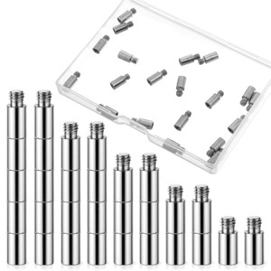30PCS Scrapbook Extension Posts and Screws 0.47 Inch Extension Post Replacement for Binding Album Accessories Extending Post-Bound Refillable Photo A